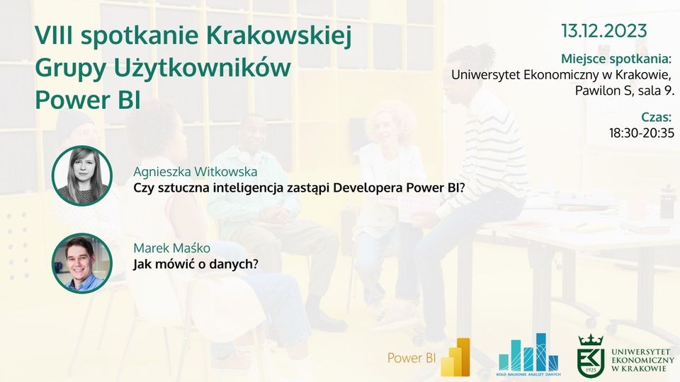 VIII spotkanie Krakowskiej Grupy Użytkowników Power BI